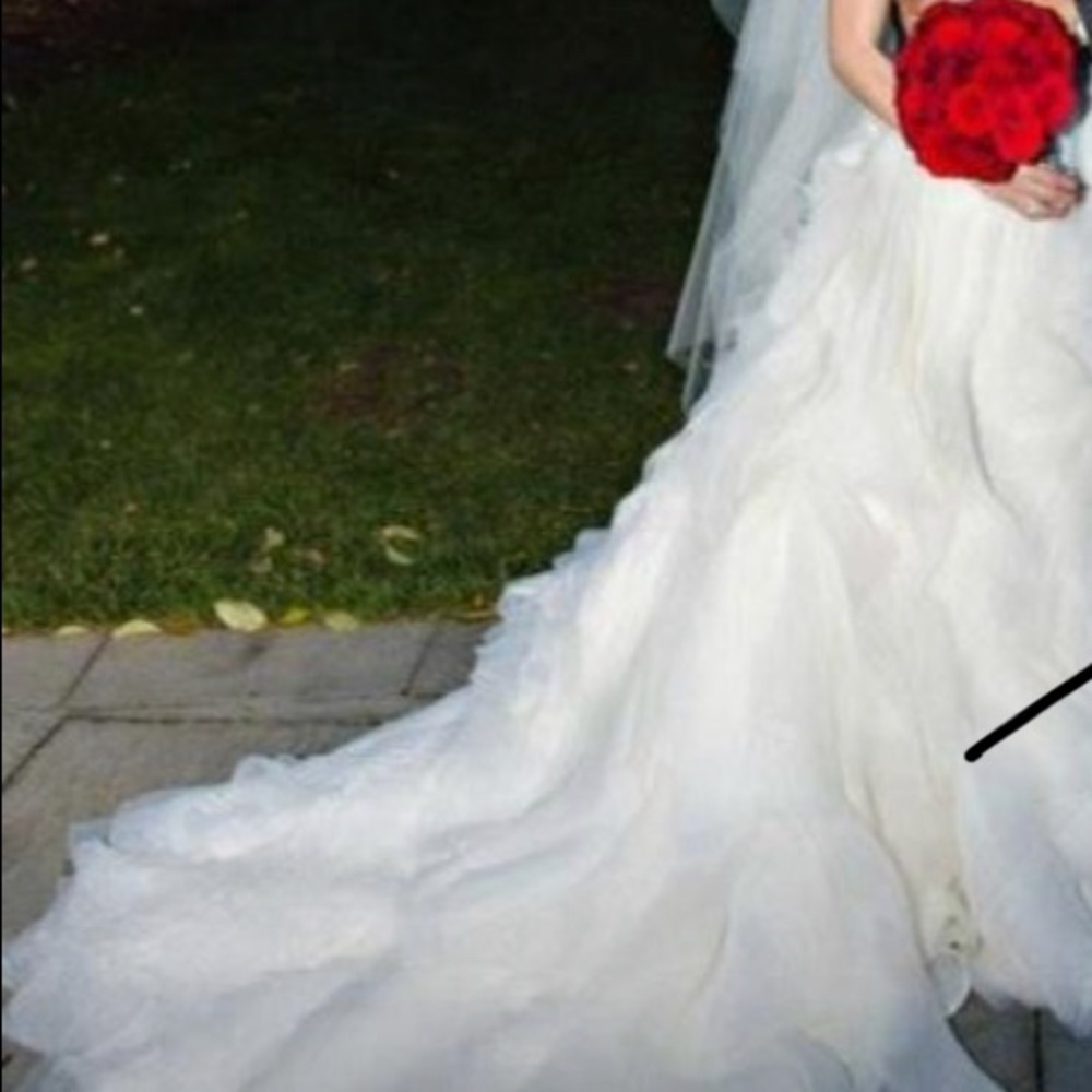 Custom Lazaro Wedding dress